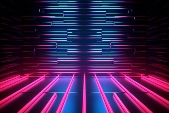 Download Futuristic Background Neon Effects Dark - Neon effect Collection