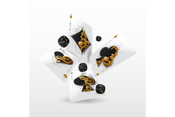 Download Playing Cards and Poker Chips Fly Casino - Casino Collection