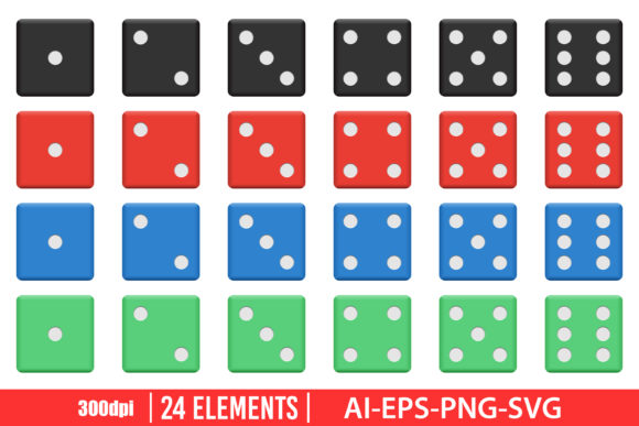 Download Casino Dice Clipart Vector Design - Premium Resources