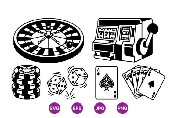 Download Casino Game Icon Vector Set - Casino Collection