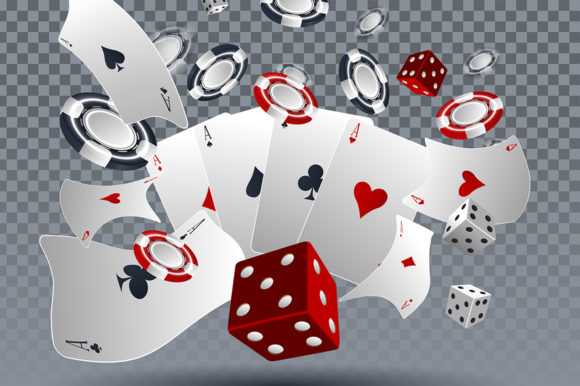 Download Playing Cards and Poker Chips Fly Casino - Casino Collection