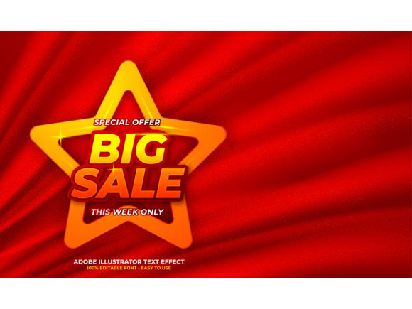 Download Big Sale Editable Text Effect - Editable text effect Collection