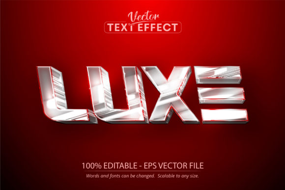 Download Silver Editable Text Effect, Shiny - Editable text effect Collection