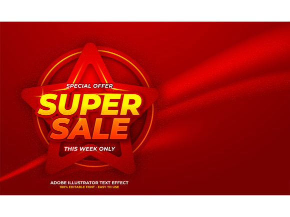 Download Super Sale Editable Text Effect - Editable text effect Collection