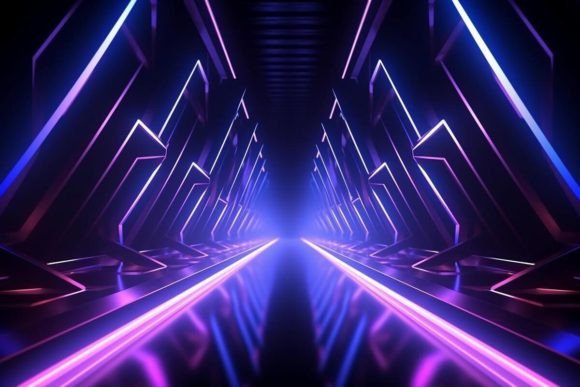 Download Neon Effects Abstract Background Design - Neon effect Collection