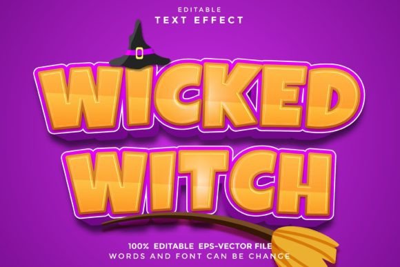 Download Wicked Witch Editable Text Effect - Editable text effect Collection