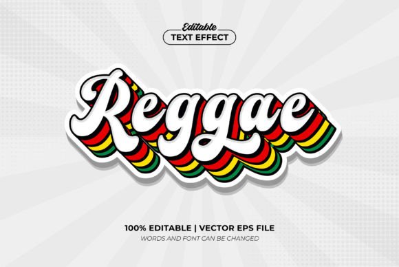 Download Reggae 3D Vintage Editable Text Effect - Editable text effect Collection