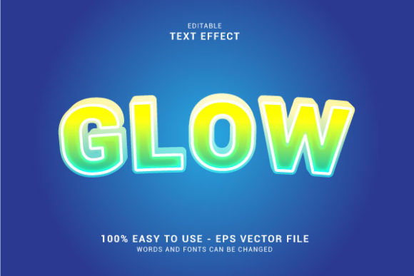 Download Editable Text Effect Glow Styles - Editable text effect Collection