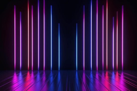 Download Neon Effects Abstract Background Design - Neon effect Collection