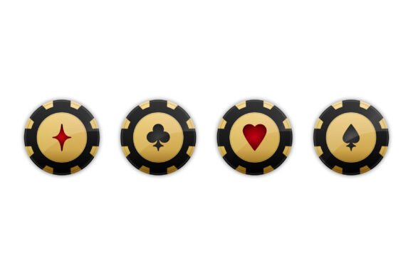 Download Golden Casino Chips Set - Casino Collection