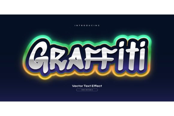 Download Graffiti Text Style with Neon Effect - Neon effect Collection