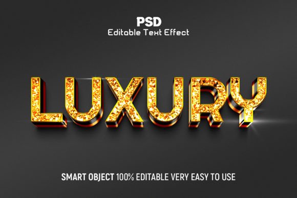 Download Luxury 3D Editable Text Effect Style - Editable text effect Collection