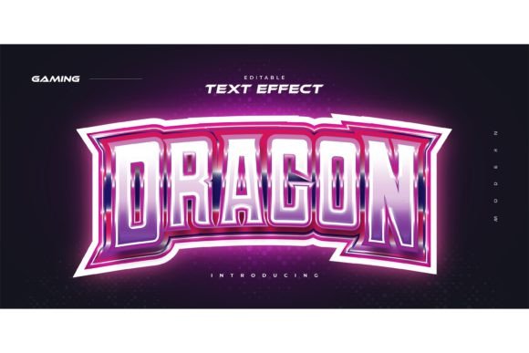 Download Colorful E-sport Text with Neon Effect - Neon effect Collection